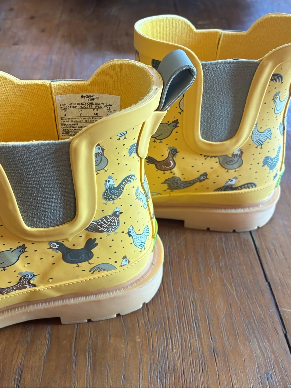 Western Chief Rubber Rain Boots NWOT
